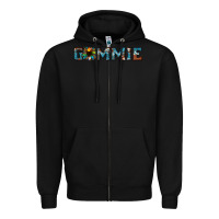 Black gammie sunflower cowhide Zipper Hoodie - Jasminsmagicworld