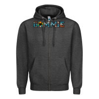 Charcoal Heather gammie sunflower cowhide Zipper Hoodie - Jasminsmagicworld