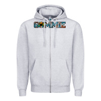 Heather Grey gammie sunflower cowhide Zipper Hoodie - Jasminsmagicworld
