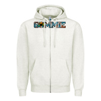 Oatmeal Heather gammie sunflower cowhide Zipper Hoodie - Jasminsmagicworld
