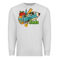 Dove Grey preschool dude Premium Sweatshirt - RanaPortraitStore