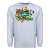 Heather Grey preschool dude Premium Sweatshirt - RanaPortraitStore