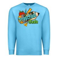 Ocean Blue preschool dude Premium Sweatshirt - RanaPortraitStore