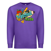 Purple preschool dude Premium Sweatshirt - RanaPortraitStore