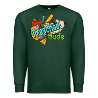 Sports Green preschool dude Premium Sweatshirt - RanaPortraitStore