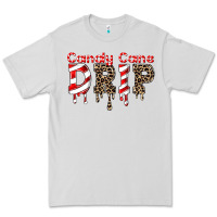 Dove Grey candy cane drip Premium Tee - FaDigitalArtStudio