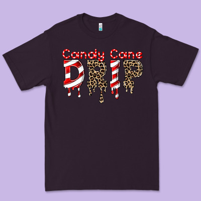 Candy Cane Drip Premium Tee Designed By Fadigitalartstudio