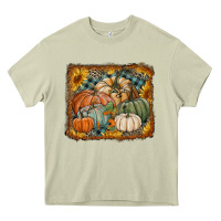 Mossy pumpkins with sunflowers Heavy Core Tee - RanaPortraitStore