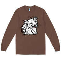 Chestnut Drawing Cat Long Sleeve Tee - RacoonDesign