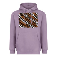 Lavender Tiger zebra background Heavyweight Hoodie - RanaPortraitStore