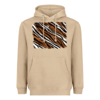 Mushroom Tiger zebra background Heavyweight Hoodie - RanaPortraitStore