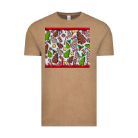 Vintage Coffee Christmas Cakes Vintage Tee - CowhideDigitalArt