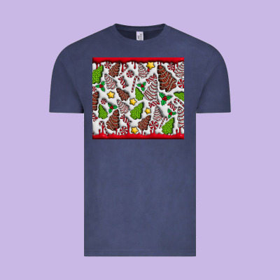 Christmas Cakes Vintage Tee Designed By Cowhidedigitalart