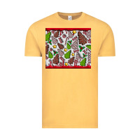 Vintage Mustard Christmas Cakes Vintage Tee - CowhideDigitalArt