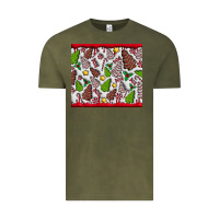 Vintage Olive Christmas Cakes Vintage Tee - CowhideDigitalArt