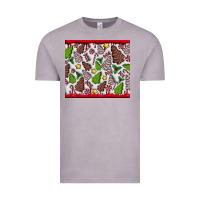 Vintage Zinc Christmas Cakes Vintage Tee - CowhideDigitalArt