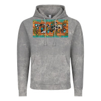 Cloud Rock texas sunflower cactus cowhide leopard licence plate Vintage Hoodie - Artiststas