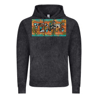 Texas Sunflower Cactus Cowhide Leopard Licence Plate Vintage Hoodie | Teevron