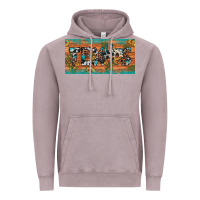Vintage Zinc texas sunflower cactus cowhide leopard licence plate Vintage Hoodie - Artiststas