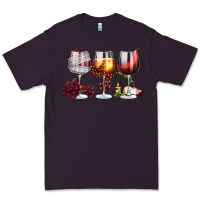 Plum hallothanksmas halloween thanksgiving  christmas wine Premium Tee - FaDigitalArtStudio