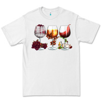 White hallothanksmas halloween thanksgiving  christmas wine Premium Tee - FaDigitalArtStudio