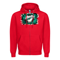 Red Soccer Lips Zipper Hoodie - Jasminsmagicworld
