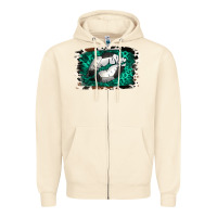 Sandshell Soccer Lips Zipper Hoodie - Jasminsmagicworld