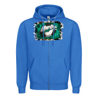 True Royal Soccer Lips Zipper Hoodie - Jasminsmagicworld