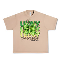 Burro Not Lucky Simply Blessed Urban Heavy Tee - CowhideDigitalArt
