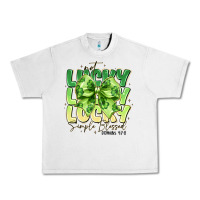 Lunar Rock Not Lucky Simply Blessed Urban Heavy Tee - CowhideDigitalArt