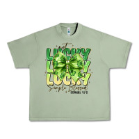 Not Lucky Simply Blessed Urban Heavy Tee | Teevron
