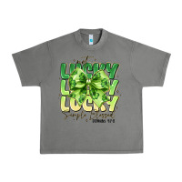 Tornado Not Lucky Simply Blessed Urban Heavy Tee - CowhideDigitalArt