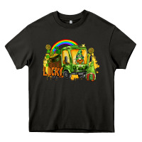Asphalt lucky gnomes truck St. Patrick's Day Heavy Core Tee - FaDigitalArtStudio