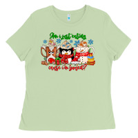 Matcha amiju sweating cause im bored Ladies Tee - CowhideDigitalArt