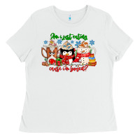 White amiju sweating cause im bored Ladies Tee - CowhideDigitalArt