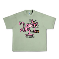 Oil Green pink panther Urban Heavy Tee - linhVisuals