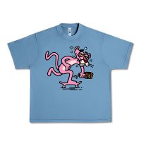 Pebble Blue pink panther Urban Heavy Tee - linhVisuals
