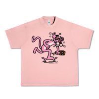 Salmon pink panther Urban Heavy Tee - linhVisuals