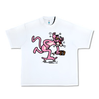 White pink panther Urban Heavy Tee - linhVisuals