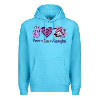 Peace Love Hairstylist Premium Hoodie | Teevron