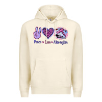 Tofu Peace Love Hairstylist Premium Hoodie - Jasminsmagicworld