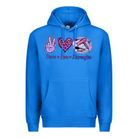 True Royal Peace Love Hairstylist Premium Hoodie - Jasminsmagicworld