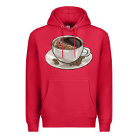 Cardinal coffee  americano Premium Hoodie - BarkalooDesign