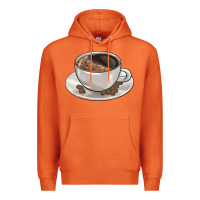 Carrot coffee  americano Premium Hoodie - BarkalooDesign