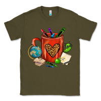 Army Green teacher crayons coffee mug Classic Tee - FaDigitalArtStudio