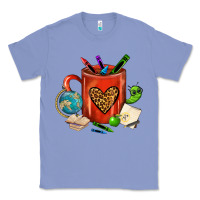 Colony Blue teacher crayons coffee mug Classic Tee - FaDigitalArtStudio