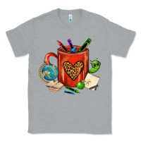 Heather Grey teacher crayons coffee mug Classic Tee - FaDigitalArtStudio