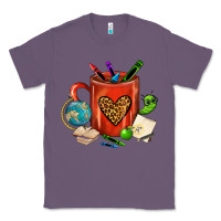 Lavender teacher crayons coffee mug Classic Tee - FaDigitalArtStudio