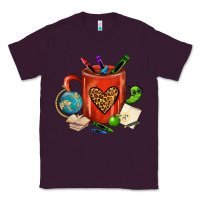 Plum teacher crayons coffee mug Classic Tee - FaDigitalArtStudio