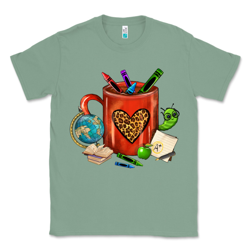 Teacher Crayons Coffee Mug Classic Tee by FaDigitalArtStudio | Teevron
